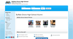 Desktop Screenshot of buffalogrovehighschool.org